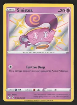 Sinistea SV052/SV122 Pokemon TCG Shining Fates: Shiny Vault NM - Image 1