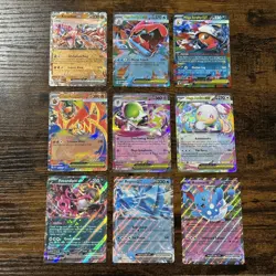 Pokemon TCG Ascended Heroes – 9 Card Lot EX – NM EX Bundle – Free Shipping - Image 1