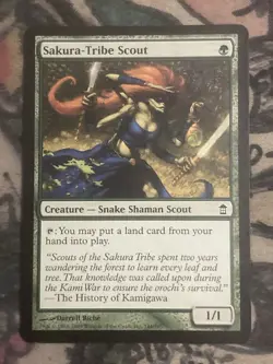 MTG Sakura-Tribe Scout Saviors of Kamigawa 144/165 Regular Common - Image 1