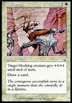Gallantry -Foil Medium Play MTG Odyssey - Image 1