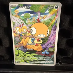 Scraggy 2025 Pokemon White Flare Illustration Rare #138/086 - Image 1