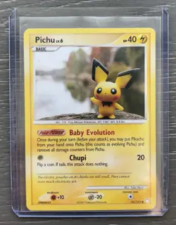 Pichu 93/123 Mysterious Treasures Regular Yuka Morii Pokemon TCG LP - Image 1