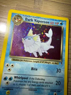 Dark Vaporeon 9/110 Legendary Collection Holo Rare Pokemon - Image 5