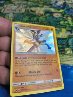 Pokemon Lucario SV22/SV94 Hidden Fates Shiny Vault Holo (Near Mint) - Image 2