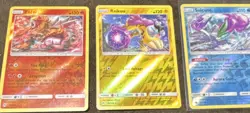 Pokemon TCG Lost Thunder Holo Lot Entei Raikou Suicune Nintendo 3 Cards English - Image 1