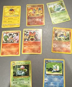 Nintendo Pokemon TCG Ash 8-Card Holo Lot Pikachu Charizard Bulbasaur - Image 1