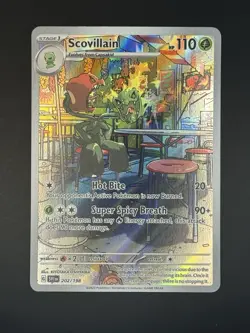 Scovillain 202/198 Scarlet & Violet Illustration Rare Pokemon Card NM - Image 1