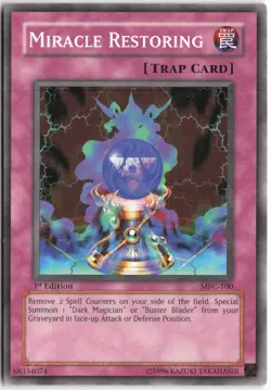 Yugioh - Miracle Restoring MFC-100 1st Edition - Magician's Force - Image 1