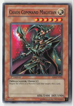 Yugioh - Chaos Command Magician SD6-EN008 1st Edition - Structure Deck: Spellcas - Image 1