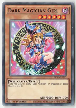 Yugioh - Dark Magician Girl LED6-EN000 1st Edition - Legendary Duelists: Magical - Image 1
