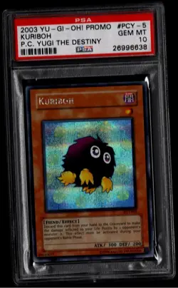 Yugioh Kuriboh PCY-005 Graded PSA 10 GEM MINT Secret Rare Yugi The Destiny PC - Image 1