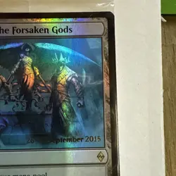 NEVER OPENED, English - 1 x MTG Shrine of the Forsaken Gods - Prerelease Foil - Image 4
