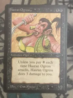 MTG Hasran Ogress Arabian Nights 27/92 Regular Common Magic The Gathering - Image 1