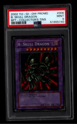 YuGiOh Black Skull Dragon 2002 Collector's Tin BPT-006 PSA 9 - Image 1
