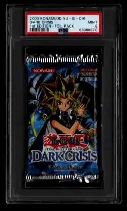 Yugioh PSA 9 Legacy Of Darkness LOD 1st Edition English Booster Pack - Image 1