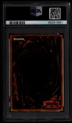 YuGiOh PSA 9 - Red-Eyes Black Dragon LOB-070 1st Ed. Ultra Rare 2002 LEGEND OF - Image 2