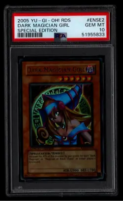 YUGIOH Dark Magician Girl RDS-ENSE2 Ultra Rare GEM MINT PSA 10 - Image 1