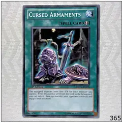 Cursed Armaments - DREV-EN059 - Common 1st Edition Yugioh - Image 1