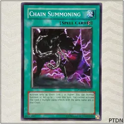 Chain Summoning - PTDN-EN057 - Common Unlimited Yugioh - Image 1