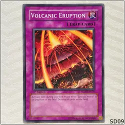 Volcanic Eruption - SD09-EN030 - Common 1st Edition Yugioh - Image 1