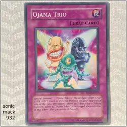 Ojama Trio - DP2-EN027 - Common Unlimited Yugioh - Image 1