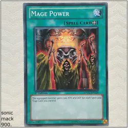 Mage Power - SDDL-EN024 - Common 1st Edition Yugioh - Image 1