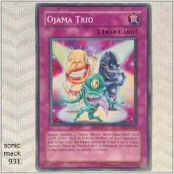 Ojama Trio - DP2-EN027 - Common Unlimited Yugioh - Image 1