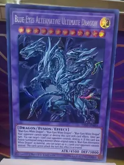 Yugioh Blue-Eyes Alternative Ultimate Dragon TN19-EN001 Secret Rare NM - Image 1