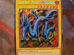 Serpent Night Dragon SRL-EN103 Spell Ruler 25th Anniversary Secret Rare - Image 2