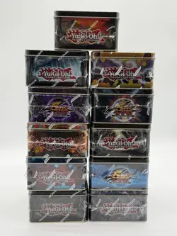 YU-GI-OH! TCG VINTAGE TIN LOT OF 11 MAJESTIC STAR DRAGON/EARTHBOUND/JACK - Image 2