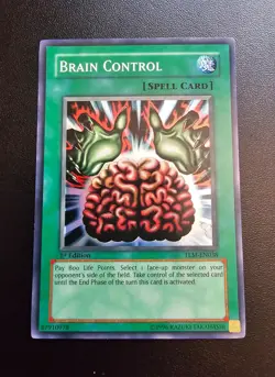 Yu-Gi-Oh! Brain Control TLM-EN038 Super Rare 1st Edition LP - Image 1