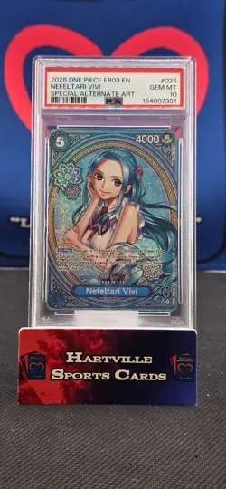 PSA 10 Nefeltari Vivi EB03-024 SP One Piece EB03 Heroines Edition Special Rare - Image 1