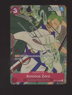 2024 ONE PIECE ENGLISH VERSION 1ST ANNIVERSARY SET #025 Roronoa Zoro - Image 1