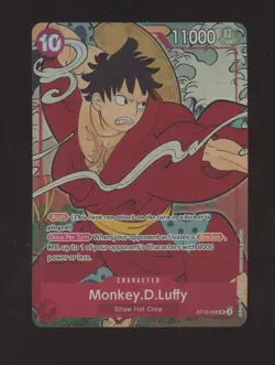 2024 ONE PIECE ENGLISH VERSION 1ST ANNIVERSARY SET #006 MONKEY D. LUFFY - Image 1