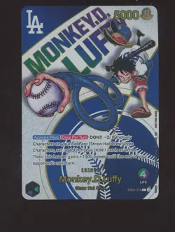 2025 One Piece EN Dodgers X One Piece Night #010 Monkey D Luffy Ohtani - Image 1