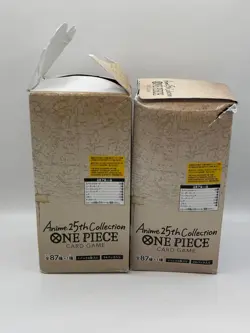 Lot of (2) One Piece TCG Japanese Anime 25th Collection Booster Boxes - Image 3