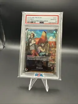 2025 PSA Magazine Exclusive Shanks #001 PSA 10 One Piece - Image 1