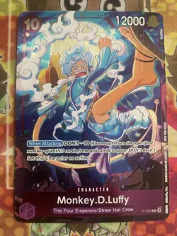 Monkey.D.Luffy P-099 PROMO One Piece TCG Treasure Cup Event Pack Vol 8 NM - Image 1