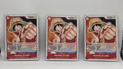 Monkey.D.Luffy (Promotion Pack 2022) P-001 One Piece Promotion Cards X 3 - Image 1
