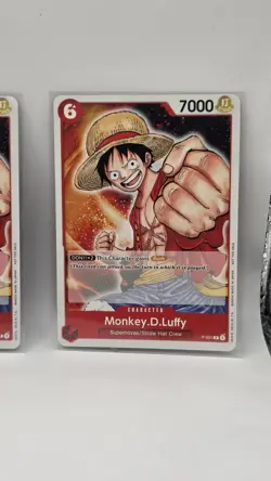 Monkey.D.Luffy (Promotion Pack 2022) P-001 One Piece Promotion Cards X 3 - Image 2