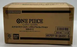 One Piece TCG Japanese EB-01 Memorial Collection Booster Box Case SEALED - Image 4