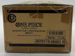 One Piece TCG Japanese EB-01 Memorial Collection Booster Box Case SEALED - Image 5