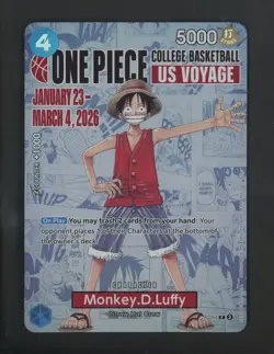2026 One Piece EN College Basketball US Voyage #055 Monkey D Luffy #3 - Image 1