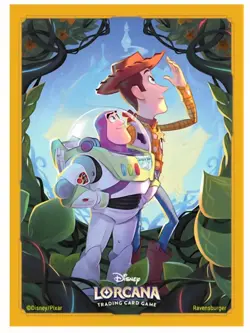 Disney Lorcana Official Card Sleeves Toy Story Woody & Buzz Japan Exclusive - Image 1