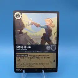 Disney Lorcana - Cinderella Knight in Training - Cold Foil Promo - 14/P1 - Image 1