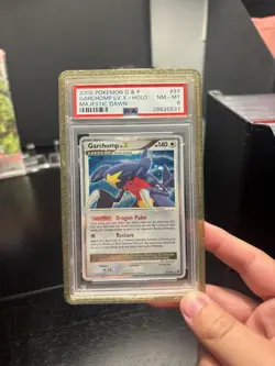 Pokemon Majestic Dawn 2008 Garchomp Lv X #97 PSA 8 LOW POP - Image 2