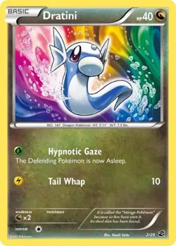 Pokemon Dratini (2) NM 1st Edition Normal Dragon Vault - Image 1