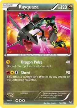 Pokemon Rayquaza MP 1st Edition Normal Dragons Exalted - Image 1