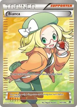 Pokemon Bianca (147 Full Art) LP 1st Edition Normal Boundaries Crossed - Image 1
