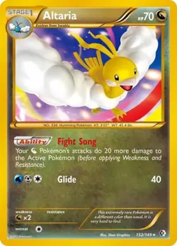 Pokemon Altaria MP 1st Edition Normal Boundaries Crossed - Image 1